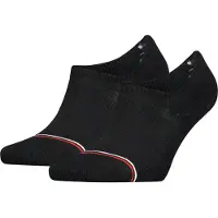 Tommy Hilfiger Chaussettes - 2 Pack - Footie - Noir - - 43/46 - Chaussettes