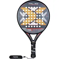 NOX Ml10 Pro Cup Rough Surface By Miguel Lamperti 2025 Padel Racket Argenté 360-375 gr Homme