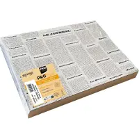 PROnappe 400 sets de table Vintage journal blanc 30,0 x 40,0 cm (4 pcs, 40 x 30 cm)