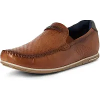 Bugatti Chesley, chaussures pour hommes, modèle pantoufle, couleur marron, style décontracté