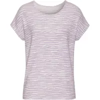 LASCANA T-shirt lavande / blanc