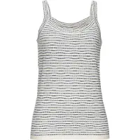 Vivance Tops en tricot crème / bleu fumé