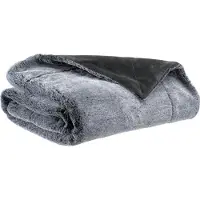 Vivaraise Plaid Kinta tonnerre - 130 x 160 cm
