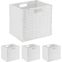 Relaxdays 2x paniers-rangement (32 cm, 4x)