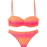 Buffalo Bikini mandarine / rose foncé