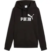 Puma Sweat de sport 'ESS No. 1' noir / blanc