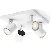 Philips myLiving Runner LED Plafonnier à intensité variable 4x35W GU10 Blanc chaud 5309431P0 8718696157527