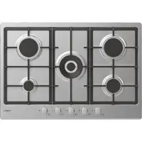 Candy CHG74WX Plaque de cuisson encastrable 75 cm Gaz 5 feux Inox