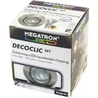 MEGATRON Kit spot encastrable LED 2800K dim eb - Rétroéclairage 1x1 ... 50W LED remplaçable MT75404