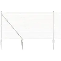vidaXL : Clôture en fil barbelé soudé, 25 x 1,4 m, en acier galvanisé