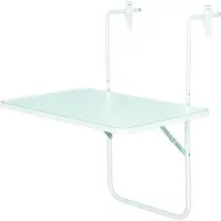 Alco Balcon Table suspendue, blanc 60x40 cm