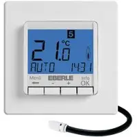 Eberle Semaine du thermostat d'ambiance encastré, Thermostat, Blanc