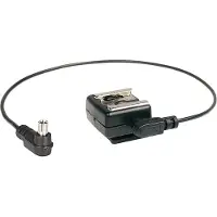 Kaiser Flash Shoe Adapter Synchro Cable Noir