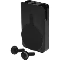 Denver Powerbank + Bluetooth Earbuds - Black Powerbank - Sort - 5000 mAh (5000 mAh, 5 Wh), Chargeur de secours, Noir