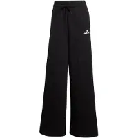 Adidas Pantalon de sport '3-Stripes Fleece Wide' noir / blanc