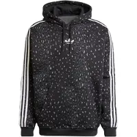 Adidas Sweatshirts à capuche Leo All Over Print Loose Hoodie hommes - Noir - EU M
