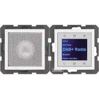 Berker Ensemble S.1/B.x Radio Touch DAB+ avec haut-parleur, blanc polaire brillant 29808989
