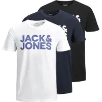 Jack & Jones T-Shirt bleu / bleu marine / noir / blanc