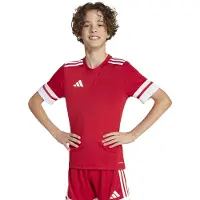 Adidas Squadra 25 Short Sleeve T-shirt Rouge 11-12 Years Enfants