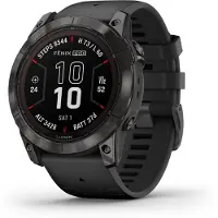 Garmin - 010-02778-11 - Fenix 7X Pro Saphire Solar - noir/gris carbone