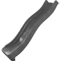 Axi Sky220 Toboggan À Eau En Gris - 220 Cm Élément Complémentaire Pour Aire De Jeux / Maison De Jeu Enfant Toboggan Pour Hauteur De Estrade 120 Cm
