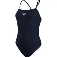 Speedo Eco Endurance+ Thinstrap Swimsuit Bleu UK 28 Femme