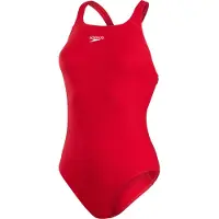 Speedo Eco Endurance+ Medalist Swimsuit Rouge UK 28 Femme
