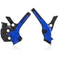 Acerbis 0023676.316 COPPIA PROTEZIONI TELAIO X-GRIP POUR YAMAHA YZ 65 2019 NERO BLU