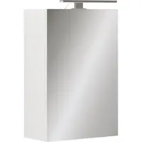 Vicco Armoire de toilette Lavio Blanc 40x60cm avec éclairage LED, Model 55334