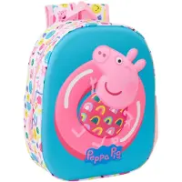 Pipsa Possu Sac à dos Peppa Pig, 8,64 litres, dimensions 32x43x14 cm, couleur bleu et rose. Adapté aux enfants, taille unique