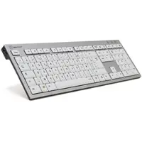 Logickeyboard SKB-AJPU-FR USB AZERTY Français Aluminium
