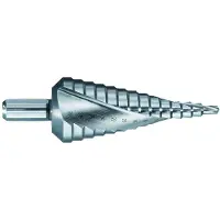 Tivoly Step drill Ø6-37 mm. spiral, uncovered.12 steps., dans un blister (37 mm)