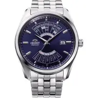 Orient Watches Contemporary Multi Year Calendar 43 Mm Watch Argenté Homme