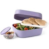 Amuse 3-in-1 Lunchbox, Lunch box, Violet