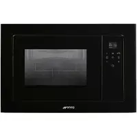 Smeg Fmi120b3 1000w Built-in Microwave With Grill Noir 21 Liters / EU Plug 220V
