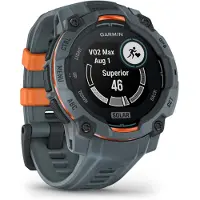 Garmin Instinct 3 - 45 mm, AMOLED avec bracelet interchangeable en silicone 22 mm Smartwatch, Couleur:Vert