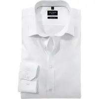 Olymp Homme OLYMP No. Six Super Slim Chemise blanc, Unicolore