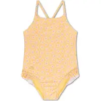 Swim Essentials Filles, Maillot de bain, Badeanzug Mädchen 86/92 Yellow Flowers, Multicolore, Jaune, (86, 92)