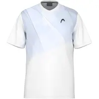 Head Racket Topspin Short Sleeve T-shirt Blanc XL Homme