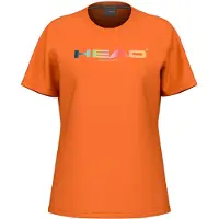 Head Racket Rainbow Short Sleeve T-shirt Orange S Femme