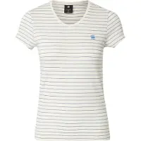 G-Star T-shirt Stripe Eyben Slim V-neck 2.0 - Multi couleur - Femmes