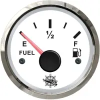 Osculati Indicateur de niveau de carburant 10-180 ohms blanc/poli , 1 pièce