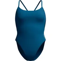 Speedo Solid Racerback Swimsuit Bleu XL Femme