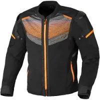 Macna Veste de moto en textile Macna Orcano 2.0, noir/orange, XL