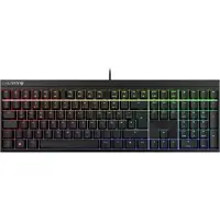 Cherry XTRFY MX 2,0S - Clavier - 100% - full size - rétroéclairé - USB - QWERTZ - allemand - Commutateur de touches : MX2A Red - noir (G80-3821LJBDE-2)