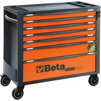 Beta Chariot à outils 7 tiroirs 103 cm RSC24AXL/7-O, orange