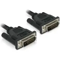 DeLOCK DVI 24+1 Cable 0.5m male/male câble DVI 0,5 m DVI-D Noir