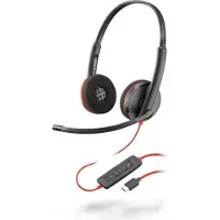 Plantronics Poly Blackwire C3220 USB-C - 3200 Series - micro-casque - sur-oreille - filaire - USB-C - isolation acoustique - noir