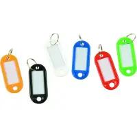 Q-CONNECT K-CONNECT paquets de clés, 50x22mm, 100 pièces, noir, Noir