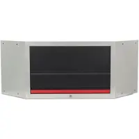 HBM Armoire murale Deluxe Corner avec ressorts à gaz pour équipement d'atelier
